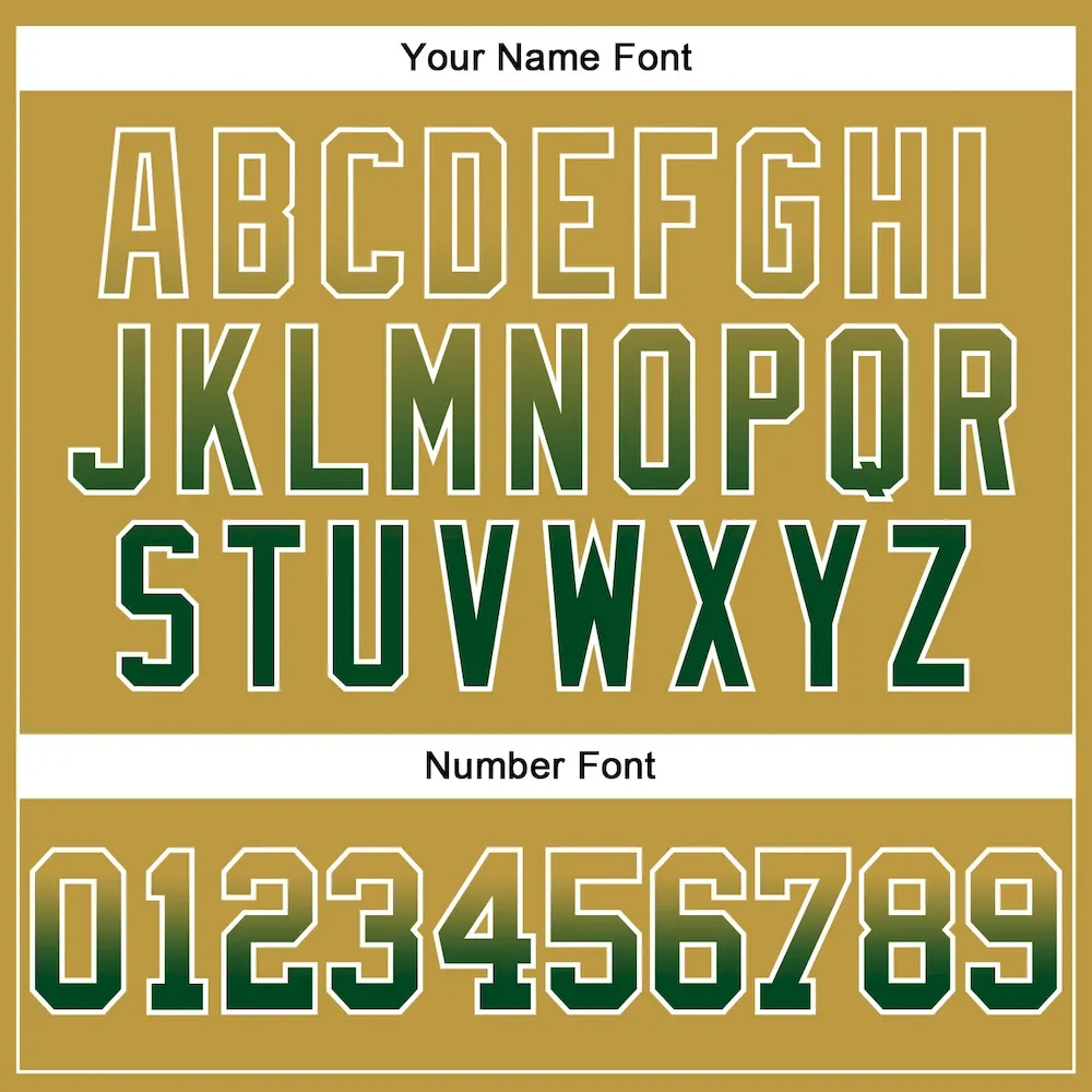 Custom Stitched Old Gold Green-White Fade Fashion Arrow Sports Pullover Sweatshirt Hoodie - Image 4