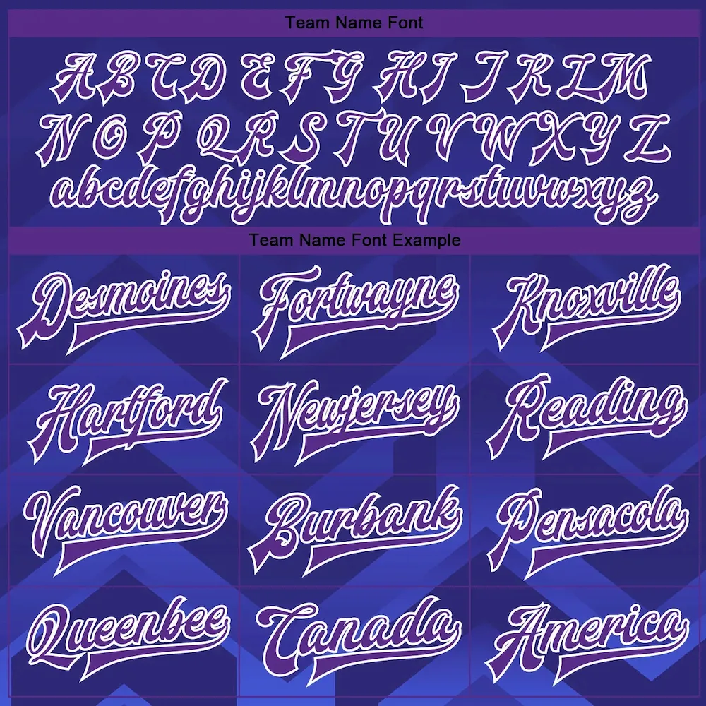 Custom Royal Purple-Orange 3D Pattern Design Bomber Full-Snap Varsity Letterman Jacket - Image 3