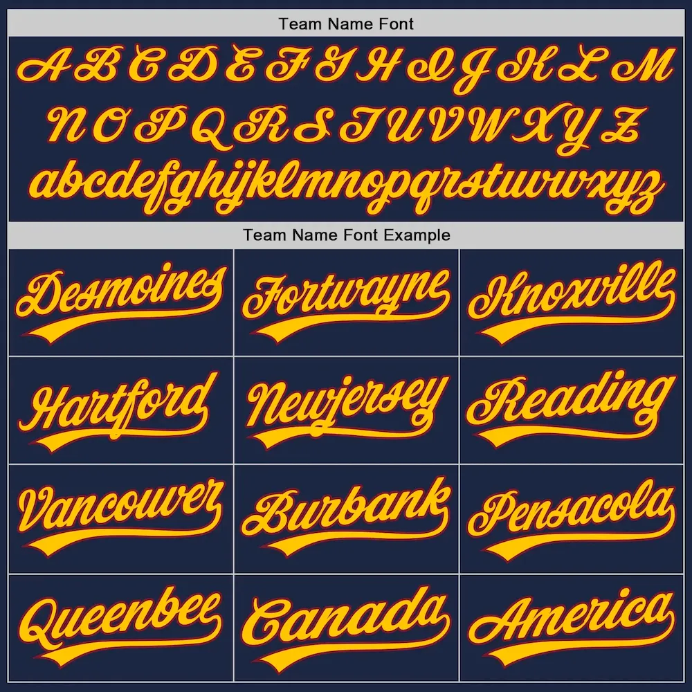 Custom Navy Crimson-Gold Authentic Baseball Jersey - Image 4