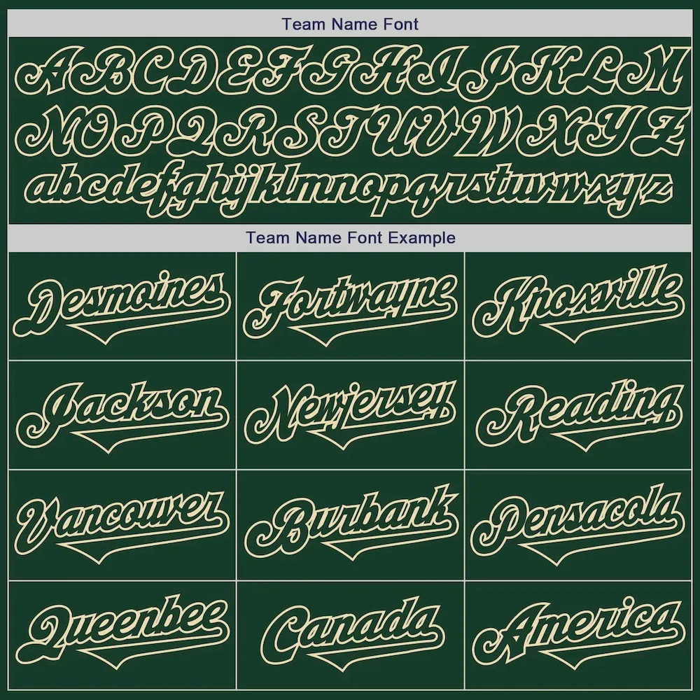 Custom Green Cream Authentic Two Tone Baseball Jersey - Image 4